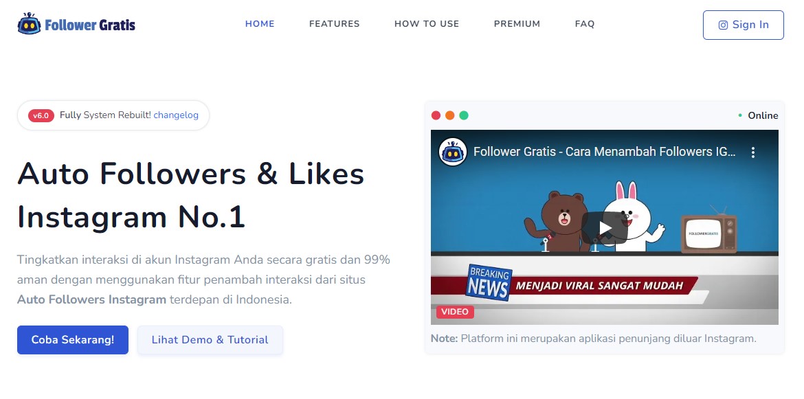 Link Penambah Followers Instagram
