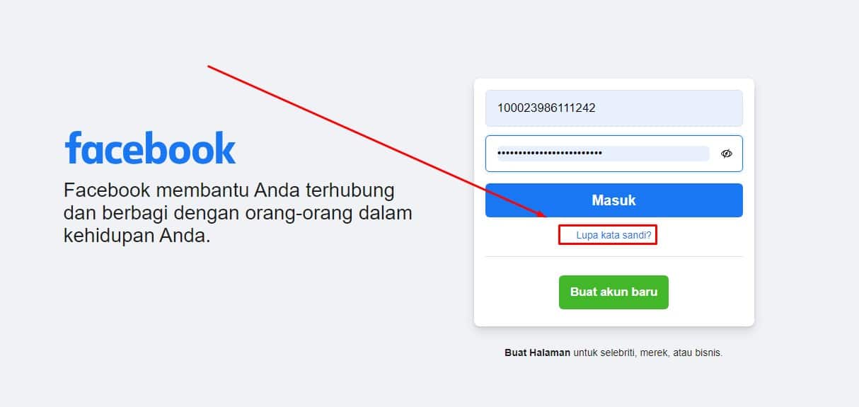 lupa password higgs domino akun facebook