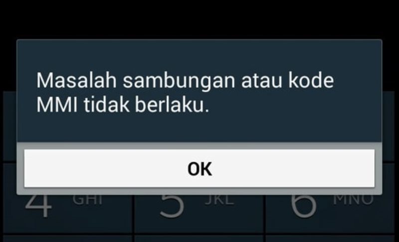 Kode MMI tidak valid artinya