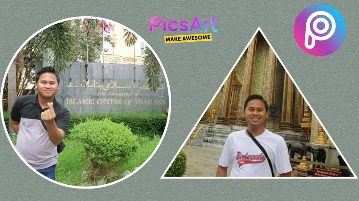 Cara membuat foto menjadi bulat di Picsart