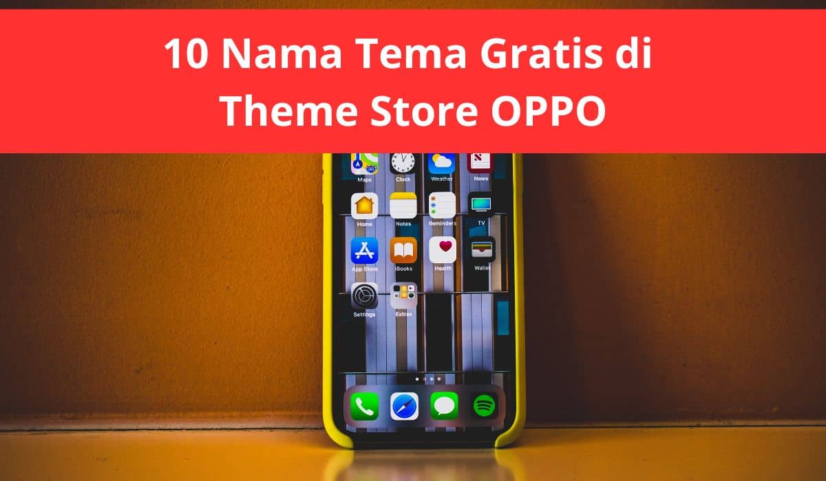 Nama Tema Gratis di Theme Store OPPO